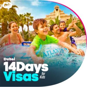 Get your Dubai 14 days Visa for kids in 3 days from cheapdubaivisas.com
