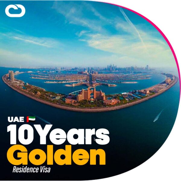Get the United Arab Emirates UAE 10 years Golden Visa with multiple entries Dubai 10 years residence visa at cheapdubaivisas.com