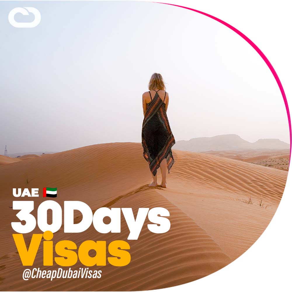 Get your Dubai 30days Visa Single Entry at CheapDubaiVisas.com