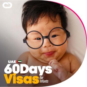 Apply for Dubai 60 days Visa for infants at cheapdubaivisas.com