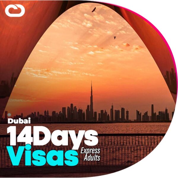 get your Dubai 14 days express Visa for adults at cheapdubaivisas.com
