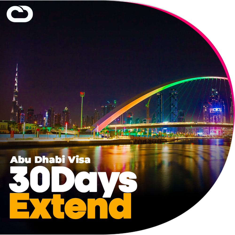 Get your Abu Dhabi 30 days Visa Extension from Cheap Dubai Visas